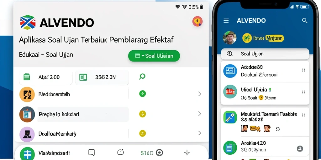 Antarmuka aplikasi ALVENDO yang interaktif dan mudah digunakan.