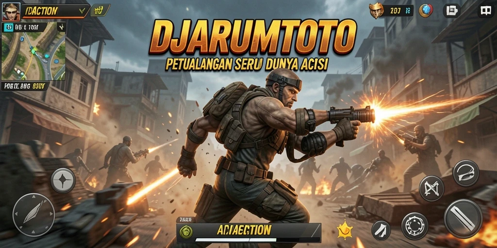 Interface game DJARUMTOTO yang dinamis dan menarik.