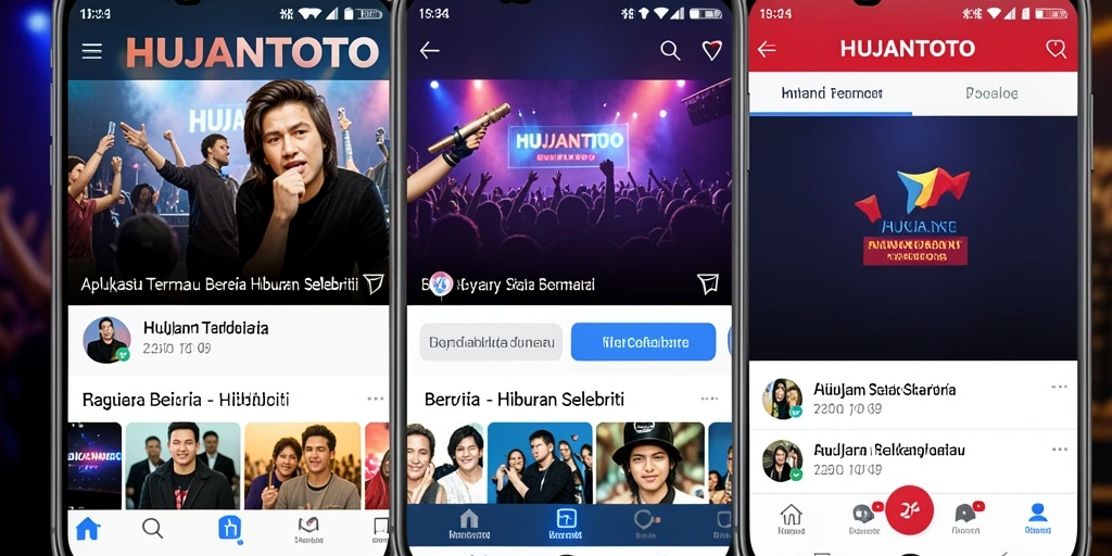 Tampilan antarmuka HUJANTOTO yang menarik dan informatif.