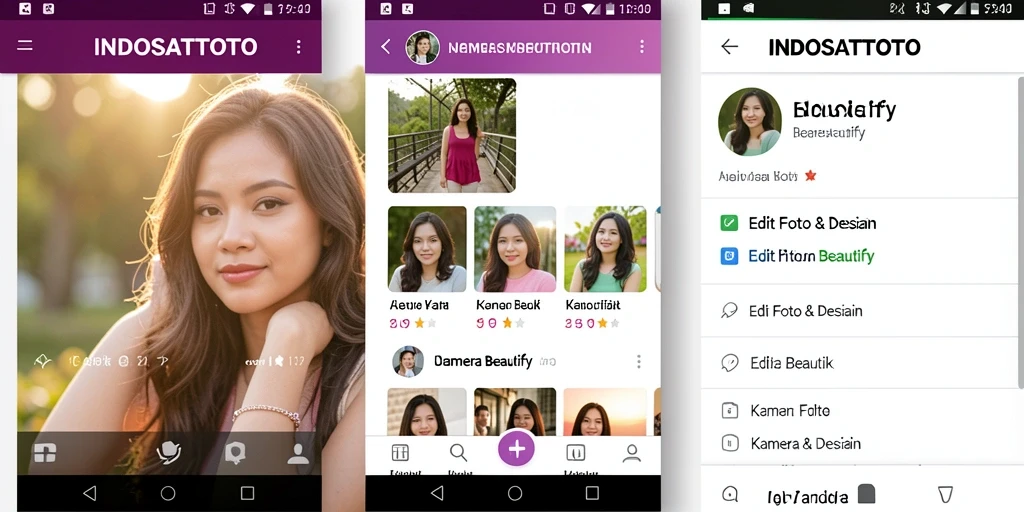 Tampilan antarmuka aplikasi INDOSATTOTO yang intuitif dan menarik.