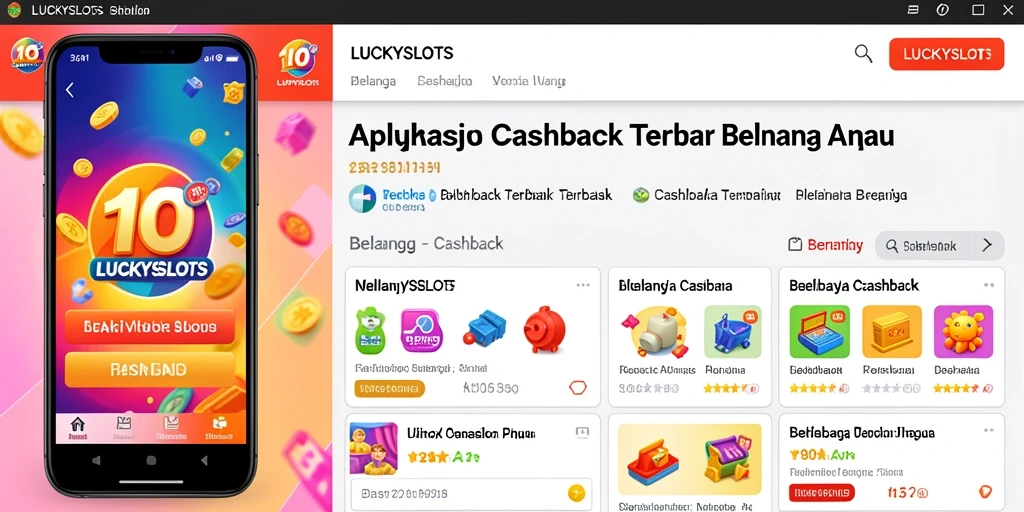 Tampilan antarmuka LUCKYSLOTS yang menarik dan mudah digunakan.