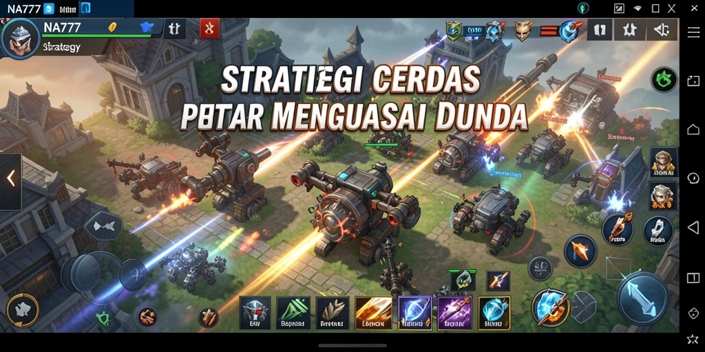 Antarmuka NA777 menampilkan grafik yang memukau dan intuitif.