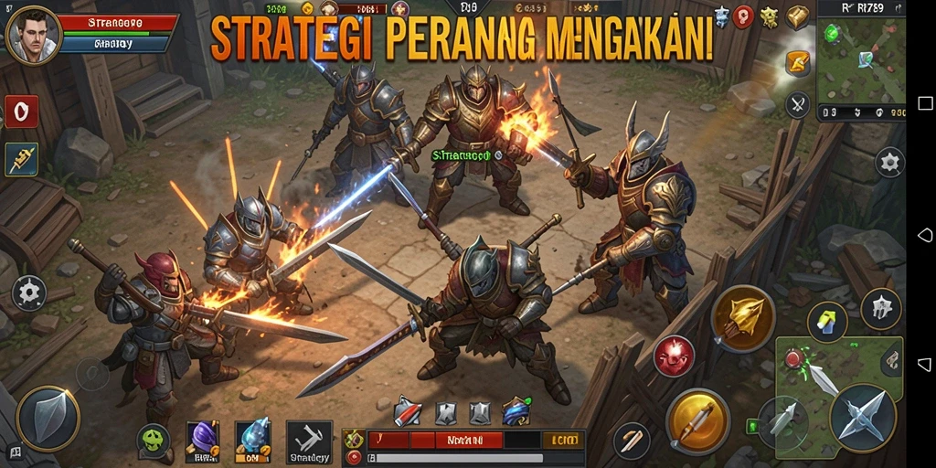 Tampilan antarmuka permainan strategi RR789 yang menakjubkan.