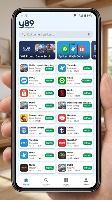 Aplikasi Populer & Kanal Uji di y89 — Akses Mudah untuk Semua