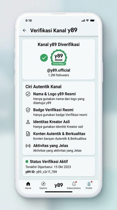Kanal Resmi y89 untuk Pengguna Android Indonesia